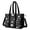Black White Dinosaur, variant on Teacher Tote Bag,Black White Dinosaur Skeletons Bold Teacher Utility Tote Bag,Large Work Tote Bags for Women with Multiple Pockets,Top Zipper Closure,13.8x10.6x6.7 Inch