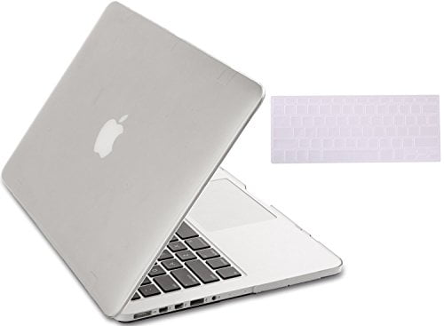 Retina display 2in1 CLEAR Rubberized Case for NEW Macbook Pro 15" A1398 Key 