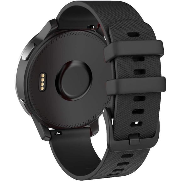 Strap for Garmin Vivoactive 4/Forerunner 255/265, 22mm Silicone Quick Release Replacement Band