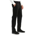 thumbnail image 2 of Gerry Mens Fleece Lined Stretch Hiking Travel Pants with Side Zipper Pocket and UPF 50+ (Black,32x30), 2 of 4