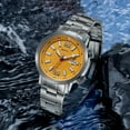 thumbnail image 6 of BERNY Automatic Dive Watches for Men, Sport 200M Waterproof Analog Mechanical Watch with Day & Date Calendar, Super Luminous, Stainless Steel, Sapphire Crystal, Fashion Men's Pro Diver Watch (Yellow), 6 of 14