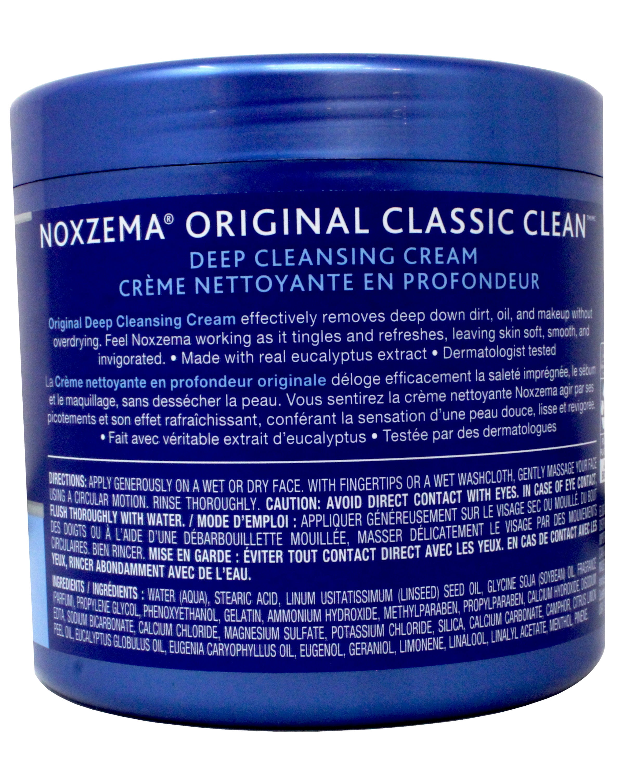 Noxzema Classic Clean Original Deep Cleansing Cream 12oz Jar (Pack of 3)