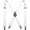 White, variant on Mens Suspender with 4 Strong Metal Clips 5cm Wide Heavy Duty Suspender(2inch)