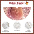 thumbnail image 3 of Balery Makeup Brush on Pink Glitter Printed Christmas Tree Skirt , Merry Christmas Party Christmas Tree Decoration,Adjustable Tree Skirt-48", 3 of 6