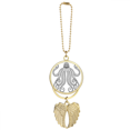 thumbnail image 1 of Paint Octopus Eight Black Car Keychain Angel Wing Pendant, 1 of 4