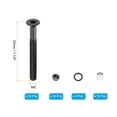 thumbnail image 2 of Skateboard Hardware Kit, Includes 16pcs 1-1/4" Desk Screws 16pcs Nuts 8pcs Spacers 16pcs Washers, 2 of 5
