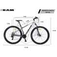 thumbnail image 2 of Bicicleta Montaña RAM Limited R29 M11 21 Velocidades Mtb RAM 574940002, 2 of 9