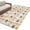 Beige, variant on Spring Bees Area Rugs 4'x6', Washable Small Throw Rugs for Office Bathroom, Farmhouse Animals Flowers Leaves Wooden Indoor Outdoor Rug Non-Slip Low Pile Carpet Runner Reversible Floor Mats