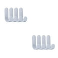 thumbnail image 3 of Ganchos Para toallas Toystoory 4 unids/set autoadhesivos Gris 2piezas, 3 of 6