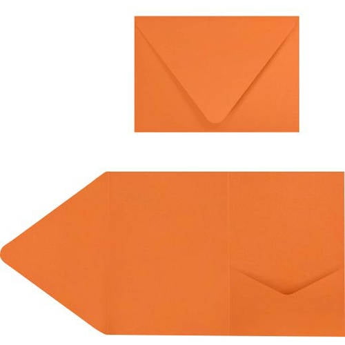 A7 Pocket Invitations (5" x 7"), 18pt