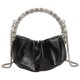 thumbnail image 1 of Bolso Mujer Btafrte Noche Nube Plisado Cruzado Diamantes Negro, 1 of 8