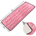thumbnail image 2 of Dreamtimes XOXO Phrase Hearts Hallway Runner Rug 2'x6' Kitchen Rug with Rubber Backing Pink Background Non Slip Entryway Rug Runner Washable Soft Area Rug for Hallway Bedroom Kitchen Decor, 2 of 6