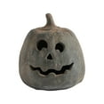 thumbnail image 1 of Handmade Terracotta Pumpkin a Hallowmas Handcrafted Terracotta Jack O'-Lantern for Farmhouse Porch & Fall Decorations for Home, 1 of 7
