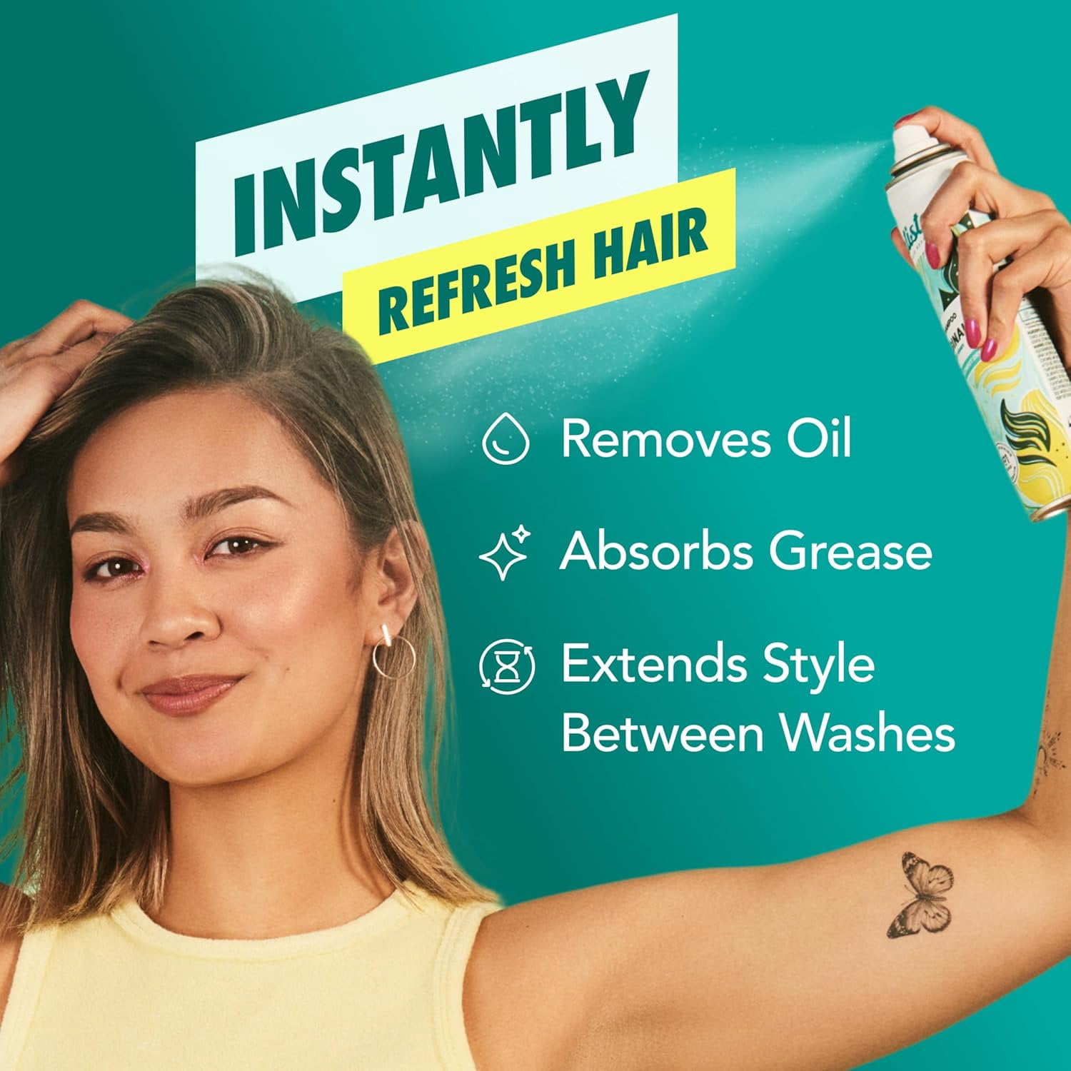 Batiste Shampoo Dry Original 6.73 Ounce 199ml 3 Pack
