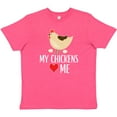 thumbnail image 3 of Inktastic My Chickens Love Me Youth T-Shirt, 3 of 5
