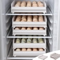 thumbnail image 1 of Ganfancp Refrigerator Eggs Storage Box Kitchen Eggs Carton Storage And Organization Box Large Capacity Special Eggs Tray Drawer Type Eggs Carton Clearance, 1 of 6