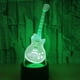 thumbnail image 3 of 1pcs 3d Guitar Led Lamp Art Deco Lamp Lights Led Decoration Light Remote Touch Control 7/16 Colors Usb Powered Kids Gift Birthday Christmas Decoration, 3 of 5