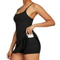 thumbnail image 5 of Athletic Dress for Women Tennis Workout Exercise With Built In Bras & Shorts Spring Beach Vacation Sun Dress, 5 of 6