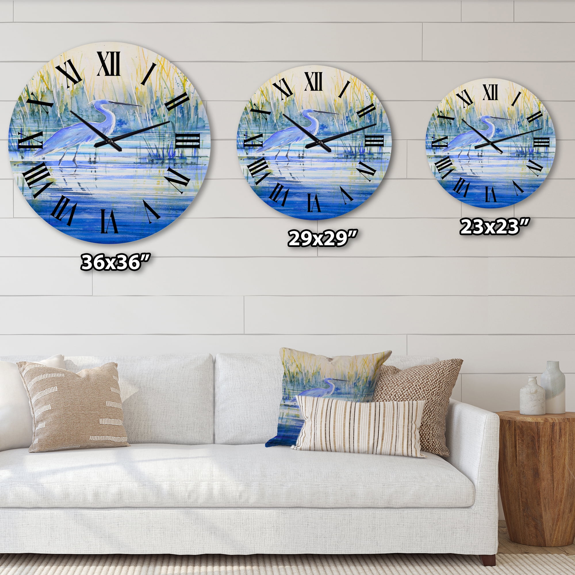 Designart 1 in Quartz Traditional Wall Clock