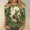 Multicolor, variant on Women Easter Day Shirts, Easters Eggs Bunny Letter Printed T-Shirt, 3/4 Sleeve Graphic Tee Tops Multicolor XXL