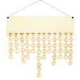 thumbnail image 2 of DIY Family Birthday Board Calendar -15.7x4.4 Inch Wooden Wall Plaque with Wooden Plaque,Rope,Wooden discs and Iron loops - Ideal as a Gift for Family,Friend for Personalized Home Decor, 2 of 7