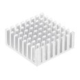 thumbnail image 1 of Uxcell 0.98 x 0.98 x 0.39 inch  Electronic Radiators Heatsink for CPU Aluminium Silver Tone 5pcs, 1 of 5