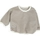 thumbnail image 2 of Camiseta de manga larga a rayas de otoño para bebés y niños recién nacidos, ropa térmica para niños pequeños, 2 of 5