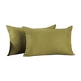thumbnail image 5 of 3S Brother's Solid Color Cushion Cover Velvet Look Home Décor Throw Pillow Case with Invisible Zipper Set of 2 Pieces for Chair Couch Bedroom & Livingroom Décor Pillowcase - Cream 12"x20" Each, 5 of 9