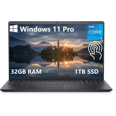 Dell Inspiron 3520 Touchscren Laptop, 15.6" FHD Business Computer, 32GB RAM, 1TB SSD, Intel Core i5-1235U, Wi-Fi 6, Windows 11 Pro, SD Card Reader, Bluetooth, Intel UHD Graphics