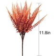thumbnail image 6 of 12PCS Artificial Plants Boston Fern Bush Plant Shrubs Fake Flower Boston Fern Plants Greenery Bushes for Home Office Garden Indoor Outdoor Autumn Decor, 6 of 8