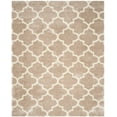 thumbnail image 7 of SAFAVIEH Montreal Lennart Geometric Quatrefoils Shag Area Rug, Beige/Ivory, 10' x 14', 7 of 7