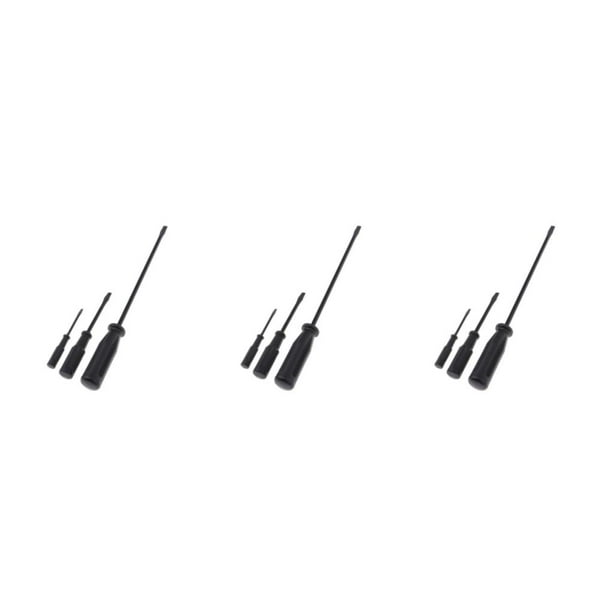 VONKY Efficient 3 Pieces Black Flat Screwdriver for Industrial Sewing Machine Accessories Style