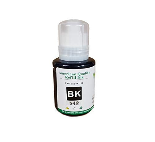 Compatible 544/T544 Ink Bottle Refill 4-Pack For Epson EcoTank Printers (Black, Cyan, Magenta, Yellow)