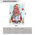 thumbnail image 3 of Wukai Funny Christmas Gnome Garden Flags Double Sided Welcome Garden Yard House Flags Outside Outdoor House (Only Flag), 3 of 8