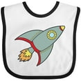 thumbnail image 3 of Inktastic Rocket Boys or Girls Baby Bib, 3 of 4