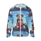 thumbnail image 1 of Balery Elephant Sits Sudadera ligera de manga larga con capucha y protección solar UPF 50+ para hombre y mujer, ideal para pesca y running-Medium, 1 of 7