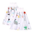 thumbnail image 1 of Heliisoer 2 Pcs Jupe Couche Réutilisable Confortable pour Bébé 1 Garçon Fille Entraînement, 1 of 3