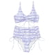 thumbnail image 1 of Traje de baño cómodo para mujer, traje de baño de 2 piezas con parte inferior de bikini teñida anudada, trajes de baño para mujer OAVQHLG3B Store  lin121212, 1 of 4