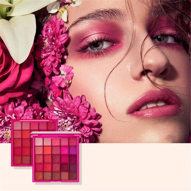 Highly Colored Eye Shadow Eye Shadow Plate Durable Mixed Natural Color Makeup Eye Shadow Cosmetics,Pink Makeup Eye Shadow