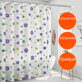 thumbnail image 4 of Cortina de ducha impermeable a prueba de moho, juego de cortinas de baño gruesas, cortina de partición sin perforaciones, cortina de puerta, cortina de ventana, 4 of 5