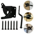 thumbnail image 6 of NICEXMAS 1Set Iron Fence Lock Gravity Lever for Wood Fence Outdoor Gate Hardware 5.7X1.8X2.2in, 6 of 8
