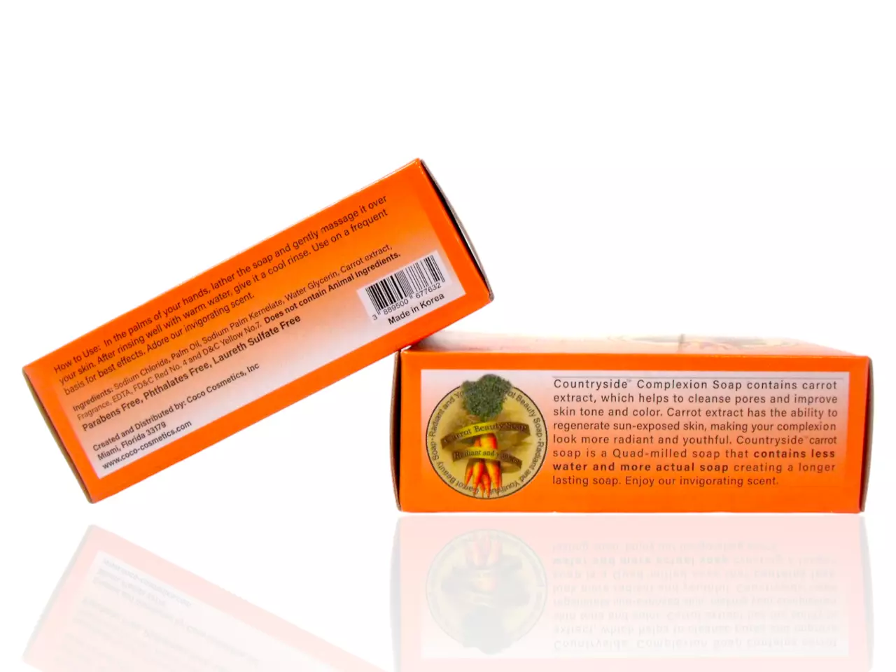 Carrot Complexion Soap Skin Tone Improvement w/ Carrot Oil (12 Pack)