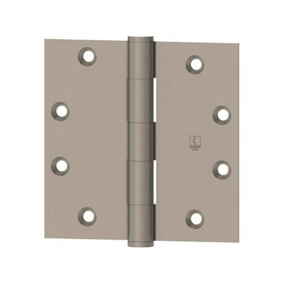 Hager Hinge RC12793121514 3.5 x 3.5 in. 0.25 in. Radius Full Mortise Standard Weight Plain Bearing Hinge, Satin Nickel