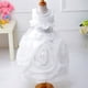 thumbnail image 1 of Vestido de niña de flores Baoblaze sin mangas con flor rosa Artificial Blanco 4-5 años, 1 of 8