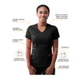 thumbnail image 3 of Adar Pro Scrubs pour Femmes - Haut de Scrub Moderne Col en V, 3 of 7