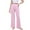Pink, variant on Women Wide Leg Trousers Drape Shift Pants with Pockets Elastic Waisted Casual Long Pants Loose Cozy Spring Summer
