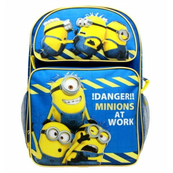 New Arrive Despicable Me Minions 16" Large School Backpack