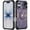 Light purple, variant on Military Grade Shockproof Case for iPhone 18 Pro, Built-in N52 Magnetic Ring, Slide Camera Lens Cover, Rugged Heavy Duty Protective Phone Case
