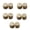 gold, variant on 10pcs Double Hole Metal Cord Lock Clips for Hats Hoodie and Pants Adjustable Cord Stoppers for Clothing Accessories