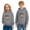 Grey, variant on Tisuna Little Girls Boys Casual Hoodie 100Th Days Of School Print Long Sleeve Hooded Tops Comfortable Leisure Toddler Kids Autumn Winter Hoodies Black Size 2-3 Years